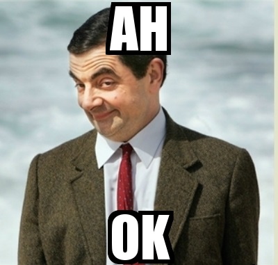 mr bean with funny "ok" face meme